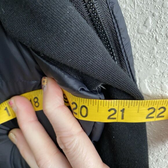 Polo Ralph Lauren Performance Jacket Men Small Black Full Zip White Duck Down - Picture 10 of 13